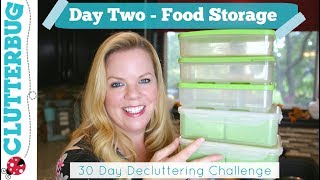 Day Two - Food Storage - 30 Day Decluttering Challenge