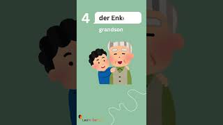 5 German Words a day - Family | Familie | #learngerman | #shorts