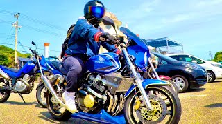 【bike】免許無いのにCB400sf VTEC SPEC2納車した友人　とうとう乗る