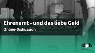 Ehrenamt - und das liebe Geld