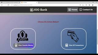 Basic Banking System Website WebDevelopment