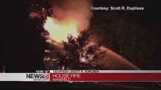 Fire destroys Mansfield home
