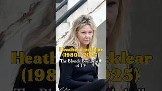 Heather Locklear Through the Years (1980s–2025) | The Blonde Bombshell of TV #Heatherlocklear