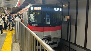 【山陽6000系直特】山陽電車　6000系6006編成＋6000系6007編成　直通特急　姫路行き　阪神タイガース副標付き　阪神神戸三宮にて