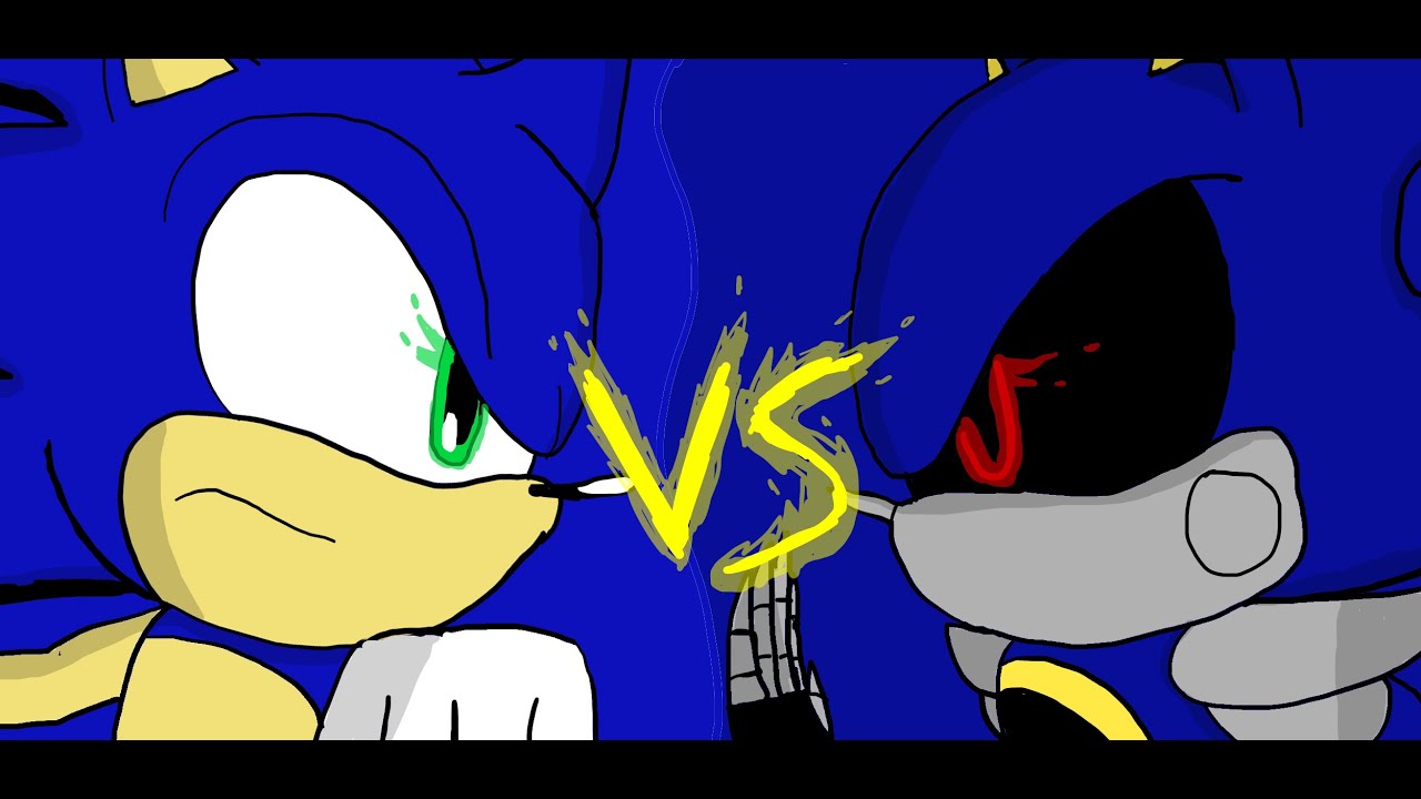 Sonic Vs Metal Sonic Animation Youtube