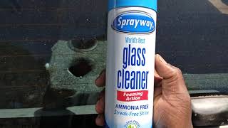 sprayway worlds 🌎 best glass cleaner will this clean extremely dirt glass let's see 👀