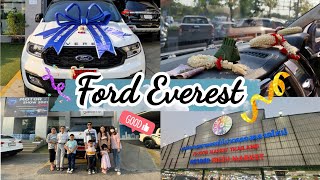 EP.12 ซื้อพวงมาลัยปากคลองตลาด ไปรับรถคันใหม่ Ford Everest ป้ายแดง