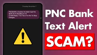 PNC Bank Text Scam Exposed! Be Aware
