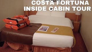 Costa Fortuna Inside Cabin Tour