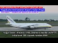 Momen Pesawat Antonov AN124 Lepas Landas dari Bandara YIA! Dengan Percakapan ATC