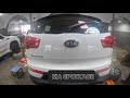 replacing bushing rear lower control arm ... kia sportage 2013 #suspensionsystem #kia #sportage