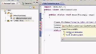 Java program connecting to oracle database JDBC in Eclipse