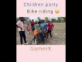 Palang Sagan ke bhojpuri song children party riding bike 🚴 #ytshorts #trending #children #riding ng