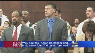 WBZ Sources: Aaron Hernandez Had Bible Verse On Forehead, May Have Smoked Marijuana