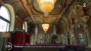 Toulouse : Le Bibent, place du Capitole, le plus vieux café de la ville.