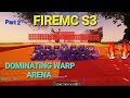 Capturing Warp Arena On FireMC Lifestea l Season 3 |Destroying Whole Team | 1v10 | #firemc @PSD1