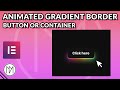 Cool Animated Border Button - Elementor Tutorial