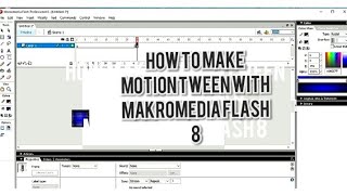 Macromedia flash 8 | teknik motion tween atau membuat objek berpindah tempat