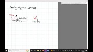 Robotics Lec 11a: Passive Dynamic Walking, Intro and Equations of single stance (1 of 3) (Fall 2022)
