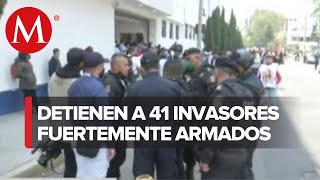 En Tlalpan, detienen a 41 personas por invasión de predio