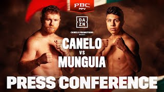 CANELO ALVAREZ VS. JAIME MUNGUIA PRESS CONFERENCE LIVESTREAM