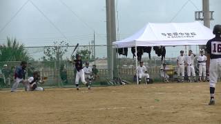 豊見城中学校野球部　２０１４年１１月大会　佐敷戦 松田②