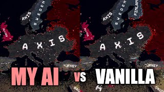 My AI Vs Vanilla Hoi4 Historical Timelaspe