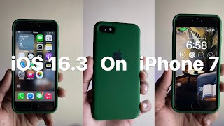 IOS 16.3 update on iPhone 7 | How to install ios 16 on iPhone 7,6s