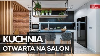 Kuchnia otwarta na salon - Max Kuchnie - studio Meble WACH / Warszawa