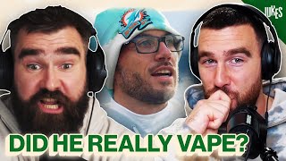 Was Mike McDaniels actually vaping on the sidelines?