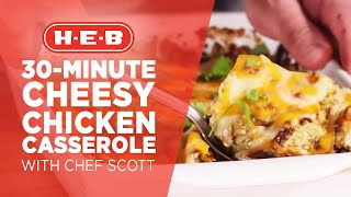 Unwrapped Chicken Enchilada Casserole| H-E-B Texans Helping Texans