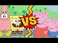 M.U.G.E.N. Battles | SpongeBob/Patrick vs Peppa/George | SpongeBob SquarePants vs Peppa Pig