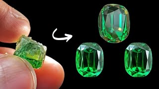 Green Tsavorite Garnet – Deep Green Hue, Unique and Rare!