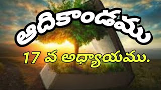 ఆదికాండము 17 వ అధ్యాయము.( The book of Genesis chapter-17 Telugu audio.