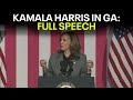 Kamala Harris talks abortion at GA rally: FULL SPEECH