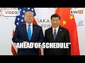 Trump: China trade deal 'ahead of schedule'