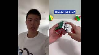 Rubik's Cube STUCK in Container! (Solution!)
