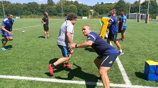 TACKLE TECHNIQUE in rugby league with Barry Eaton and Chev Walker (Leeds Rhinos)