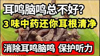 耳鸣是大脑在求救！3味中药帮助根除耳鸣，还你耳根清净，保护听力不受损【问诊健康】