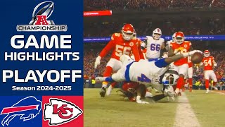 Kansas City Chiefs vs Buffalo Bills AFC Championship Full Highlights | NFL Playoff 2025