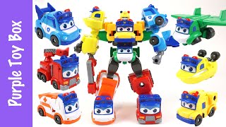 GoGoBus! 6x Combination Giant Robot Mini Car Transformer 고고버스 자이언트 고든 6단 합체