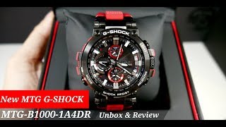 MTG-B1000-1A4DR (Unboxing \u0026 Review) โมเดลใหม่ล่าสุดตระกูล MTG G-Shock มาดูกันครับเปลี่ยนไปขนาดไหน