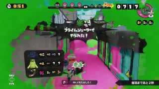 スプラトゥーン実況！フル装備で間違えてナワバリバトル来てしまった。笑☆デカライン高架下をデュアルスイーパーカスタムで。笑☆ランク５０なおきち広島弁ゲーム実況splatoon