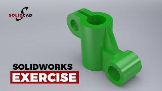 Easy Solidworks Tutorial for Beginners | SolidWorks Exercise 24 | SolidCad