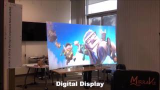 MirraViz Semi-transparent Multiview Digital Display