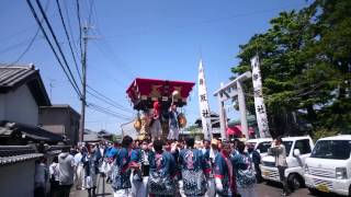 平成27年5月5日御坂神社例祭〜御坂屋台練り〜