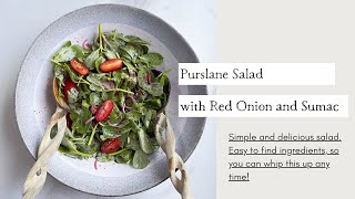 Refreshing Summer Recipe: Mouthwatering Purslane and Tomato Salad