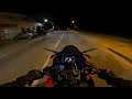 going back home after work with cbr650r.