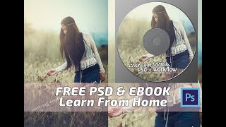 Free PSD photoshop tutorial ,Emily Soto Tone ,Vintage style