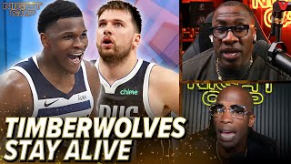 Unc & Ocho react to Wolves beating Mavericks in Game 4: Ant & KAT stay alive | N